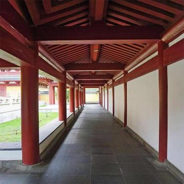 承接户外防腐木长廊工程 定制园林古建连廊——专业古建筑营造